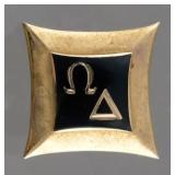 10K Vintage Omega Delta Pin