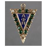 10K Vintage Alpha Phi Pi Pin