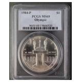 1984-P $1 Olympic PCGS MS69