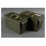 (2) Ammo Cans 20MM M61 & M39