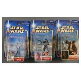 (3) Star Wars Saga Action Figures MOC