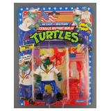 TMNT Mutant Military Midshipman Mike 1991 MOC
