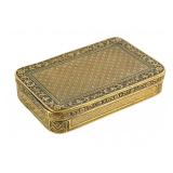 1790s French 18k Gold Snuff Box, JG Remond