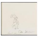 Original Disney Production Drawing Goofy