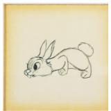 Original Production Drawing Thumper 1942 Bambi