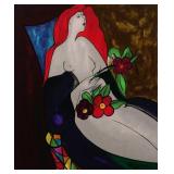 LINDA LE KINFF Nude Serigraph