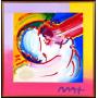 PETER MAX, Mixed Media I Love the World