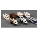 (7) Vintage Matchbox Diecast RVs Campers
