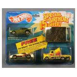 Vintage Hot Wheels 15th Birthday Set MOC 1982
