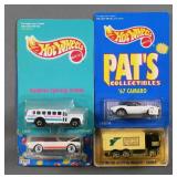 (4) Vintage Hot Wheels Diecast Cars MOC 1995