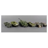 (6) Dinky Toys Army Vehicles