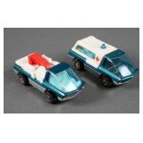 (2) Hot Wheels Redline Heavyweights 1969