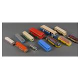 (12) Vintage Toy Plastic Buses