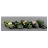 (5) Dinky Toys Army Vehicles