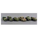 (6) Dinky Toys Army Vehicles