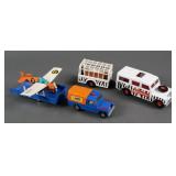 (5) Vintage Corgi Toys Diecast Vehicles Trailers