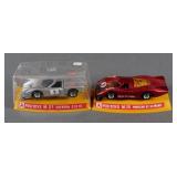 (2) Politoys, M20 Porsche M21 Chevron Die Cast