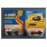 (2) Vintage Corgi Junior Diecast Cars 1970s