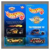 (4) MOC Hot Wheels Diecast Cars 1990s
