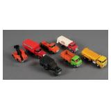 (7) Vintage Tomica TOMY Diecast Trucks