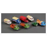 (8) Vintage Tomica TOMY Diecast Trucks