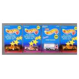 (4) Hot Wheels LE Barbie Vehicles
