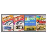 (4) Vintage Cars, Welly, Super Wheels MOC