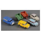 (6) Vintage Loose Dinky Toys Diecast Cars