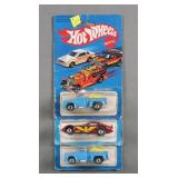(3) Vintage Hot Wheels Diecast Cars MOC 1980s