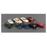 (9) Vintage Dinky Toys Meccano Vehicles