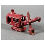 Hubley Cast Iron Toy Excavator Steam Shovel