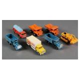 (7) Vintage Tomica TOMY Diecast Trucks