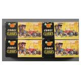 (4) Vintage Corgi Classics Diecast Cars