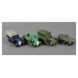 (4) Dinky Toys Military Vehicles