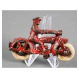 Vintage Hubley Motorcycle Cop Police