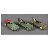 (3) Vintage Cast Iron Toy Cars Trucks