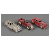 (3) Vintage Hubley Diecast Cars