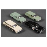 (4) Vintage Hubley Diecast Cars