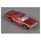 Hot Wheels Redline Cruiser Fire Dept. 1968 Red
