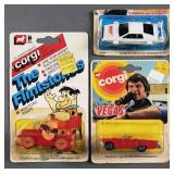 (3) Vintage Corgi Diecast Cars MOC