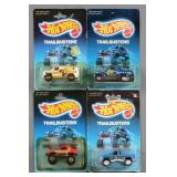 (4) Vtg Hot Wheels Trailbusters MOC Diecast Cars