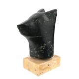 INUIT Carved Stone Animal Head, Large