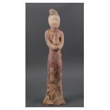 Tang Dynasty Chinese Terracotta Woman Figure