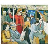 MORTIMER BORNE Transportation Scene Ptg