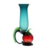 ROBERT LEVIN Art Glass Tomato Goblet