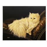 ANTOINETTE LETTERMAN, Large Cat Painting