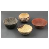 (4) Pre-Columbian Pottery Bowls
