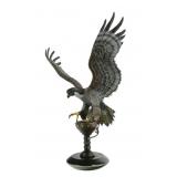 CHESTER FIELDS, Falcon Bronze Statue