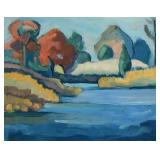 KATHARINA BERGDOLL, Virginia Landscape O/B