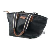 Gucci Tote Bag GG Navy Nylon Leather 131230